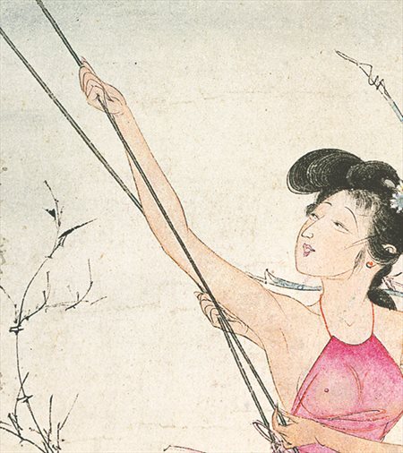 黑水县-胡也佛的仕女画和最知名的金瓶梅秘戏图